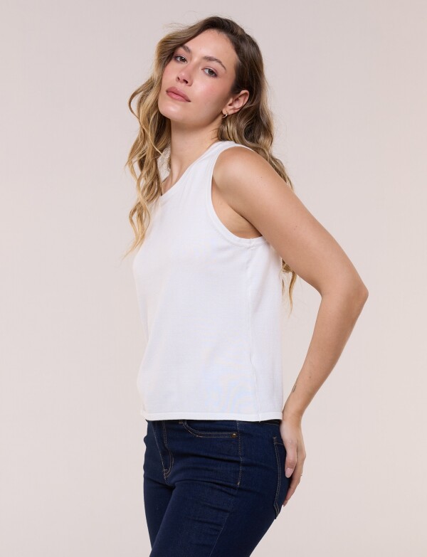Musculosa Tejida CRUDO