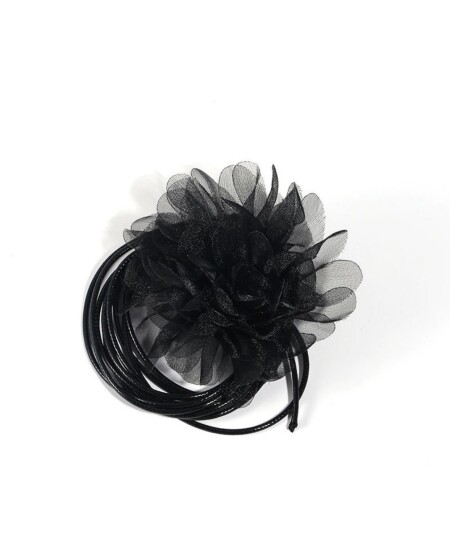 CHOKER FLEUR TUL XL BLACK