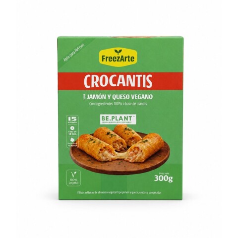 Crocantis vegano jamon y queso FreezArte Crocantis Vegano Jyq Freezarte