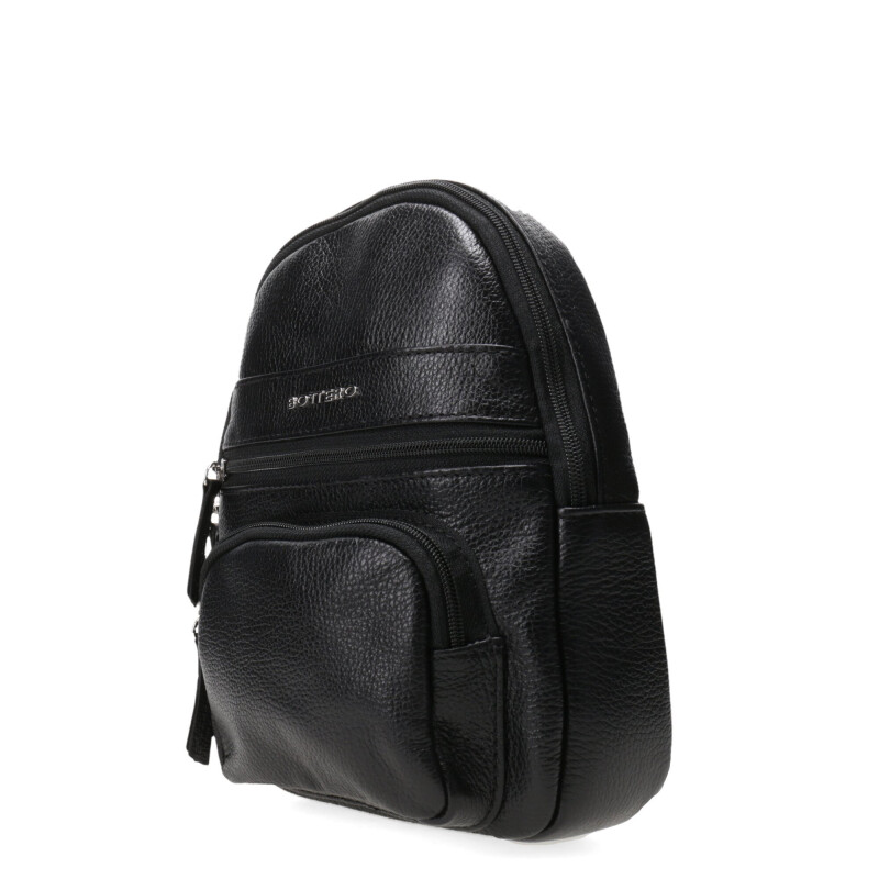 Mochila Bottero mediana Negro