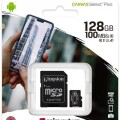 Tarjeta de Memoria MicroSD Clase 10 Canvas Select Plus con Adaptador SD de 128GB Kingston Tarjeta de Memoria MicroSD Clase 10 Canvas Select Plus con Adaptador SD de 128GB Kingston