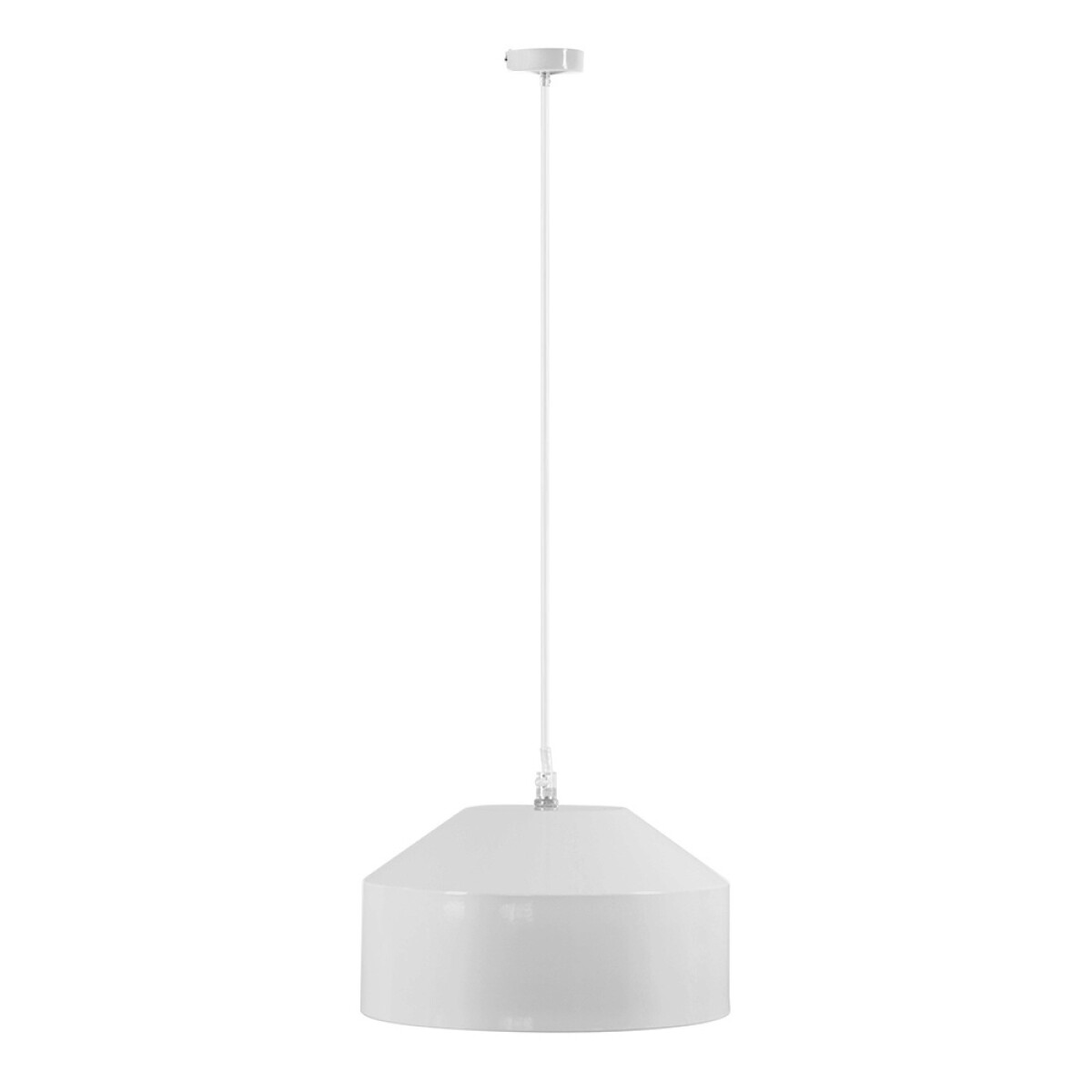 Lámpara de Techo Colgante Moderna con Pantalla de Metal - Blanco 