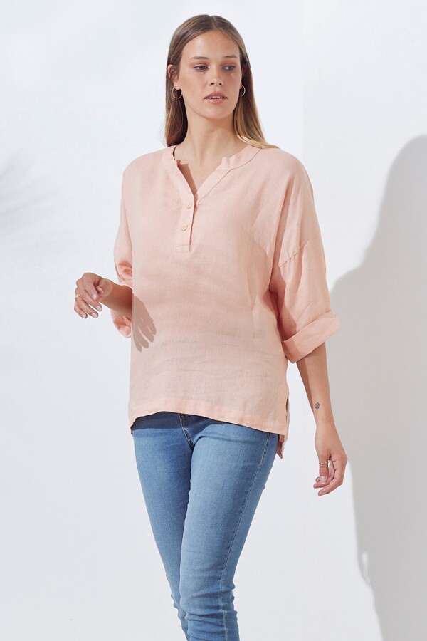 Blusa Lino CORAL