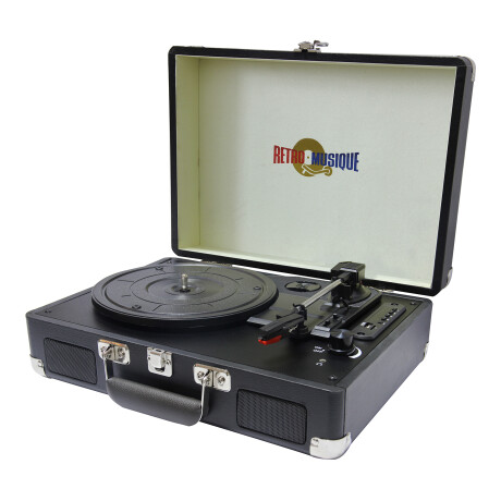 Retro Musique - Tocadiscos Maleta KXRM19 - Bluetooth. 3 Velocidades. Radio Fm. 001