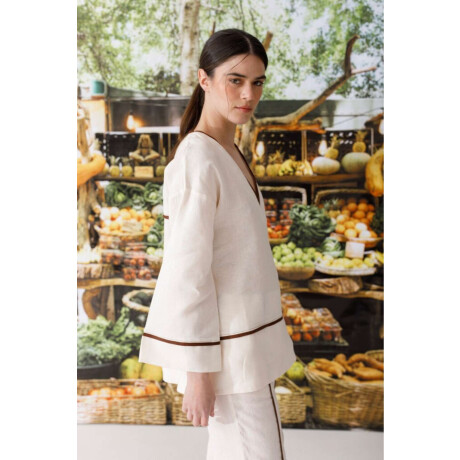 Pre Venta Blusa Coco Manteca