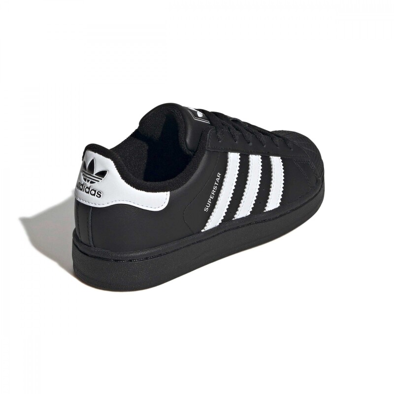 Championes Superstar II de Niños Negro