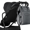 Mochila maternal KIKKABOO SIENNA gris