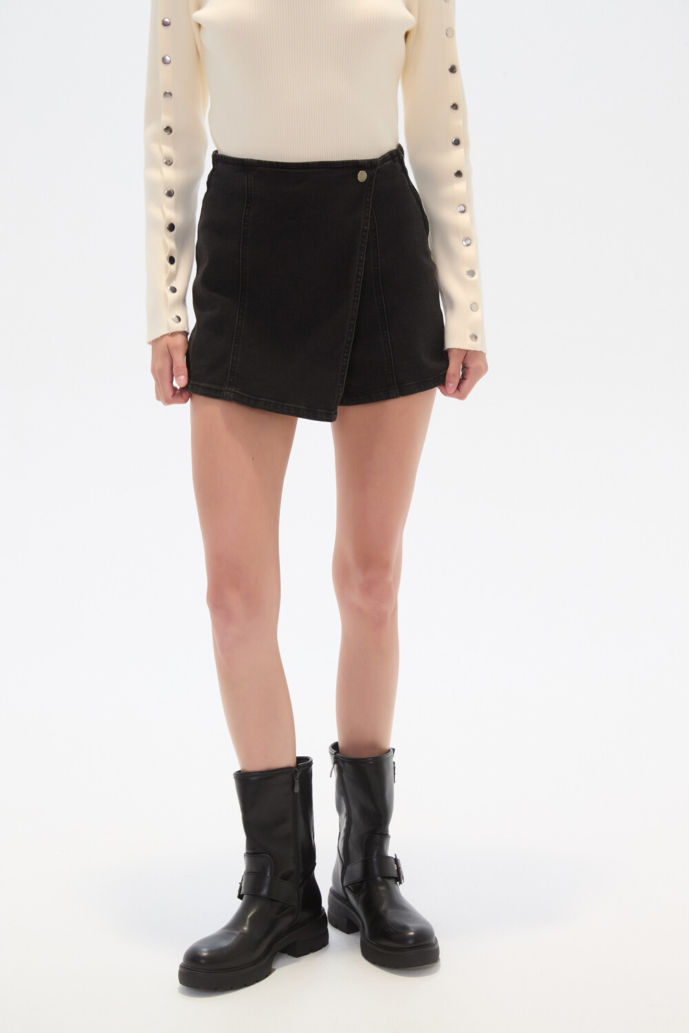 Short Estelin Gris Oscuro