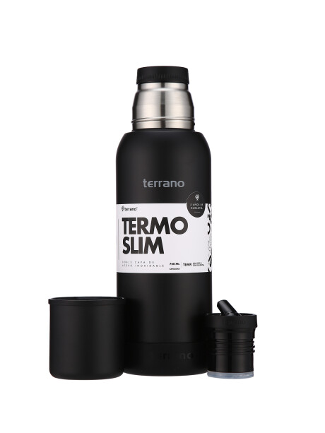 Termo Premium Slim 750ML. Negro