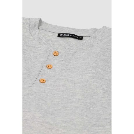 Remera itallo Gris melange