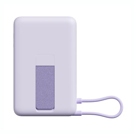 XIAOMI MAGNETIC POWER BANK 10000MAH WITH BUILT-IN STAND Cargador Portátil Magnético XIAOMI Magnetic Power 10.000MAH Con Soporte Integrado - Purple