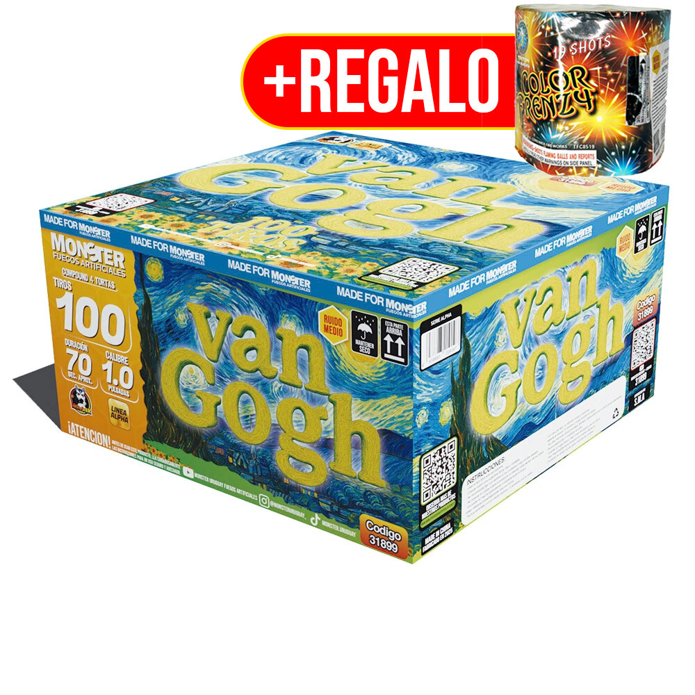 TORTA ALPHA MONSTER VAN GOGH 100T 70S + REGALO COLOR FRENZY 19T TORTA ALPHA MONSTER VAN GOGH 100T 70S + REGALO COLOR FRENZY 19T