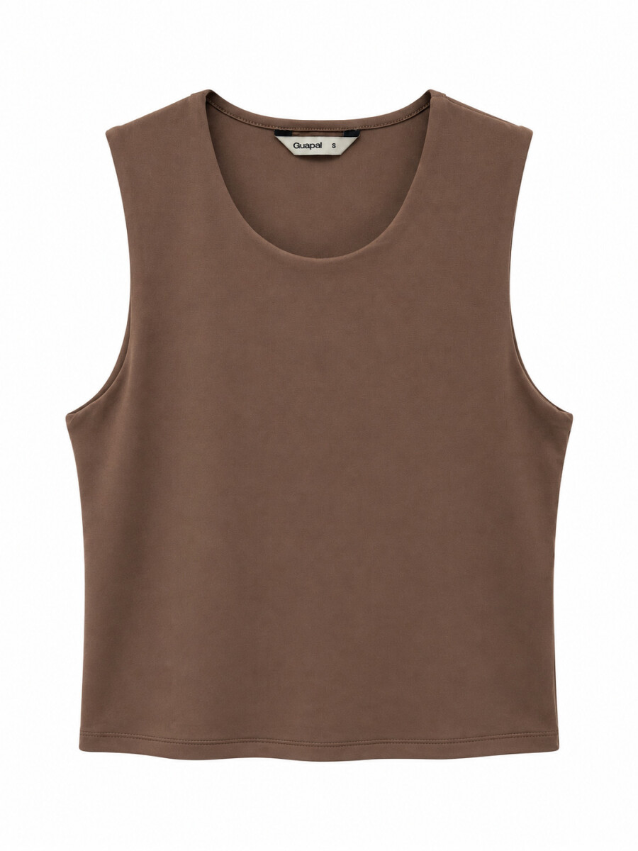 MUSCULOSA BELT - CHOCOLATE 