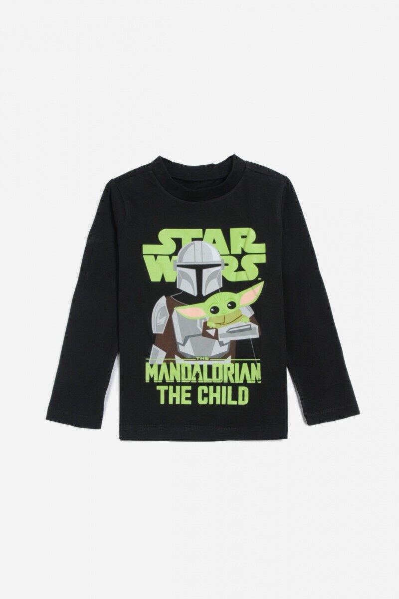 Remera Starwars niño NEGRO