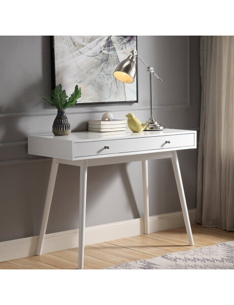 ESCRITORIO C/ 2 CAJONES MDF BLANCO. 100X48X76CM ESCRITORIO C/ 2 CAJONES MDF BLANCO. 100X48X76CM