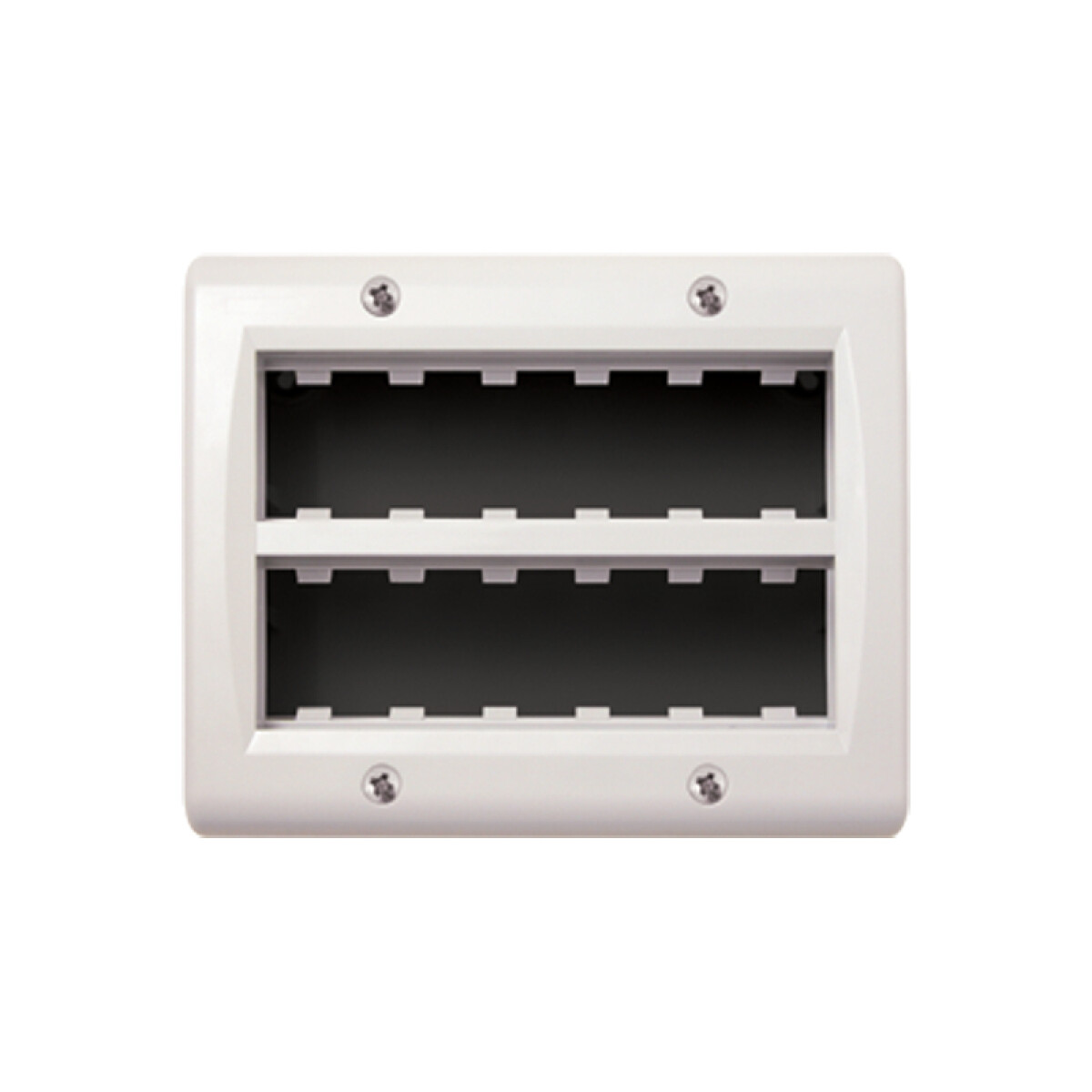 Caja ext. para 12 módulos (2x6) blanco - Ave - C55620 