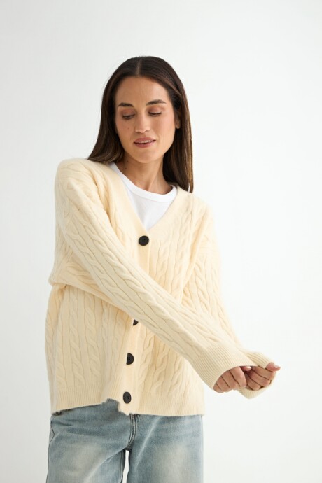 CARDIGAN LITZIA CRUDO