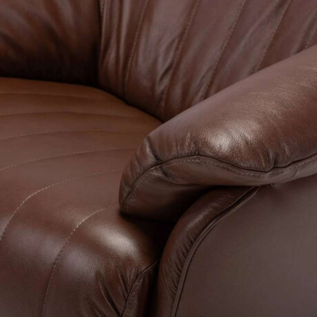 Butaca Giratoria 100% Cuero Paris Caramelo