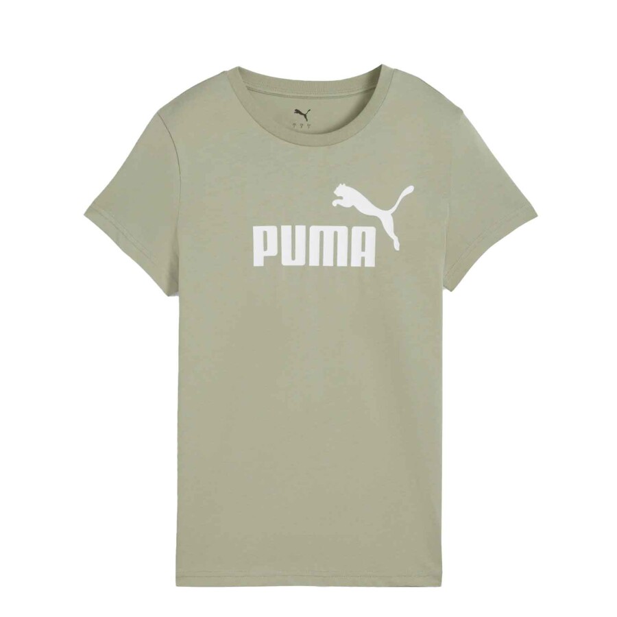 Remera de Hombre Puma Logo Tee Verde