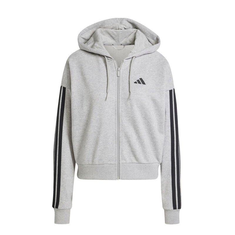 Campera de Mujer Adidas Gris - Negro