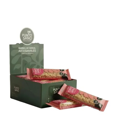 Barras De Cereal 35gr PUNTO SANO Caja x16 Sabor Almendras y Maní Barras De Cereal 35gr PUNTO SANO Caja x16 Sabor Almendras y Maní