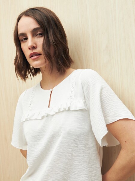 BLUZA ALLIOE BUTTER BLANCO