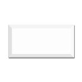 CERÁMICA BISELADA BRANCO "A" 10X20 CM Cerámica Biselada Branco "a" 10x20 Cm