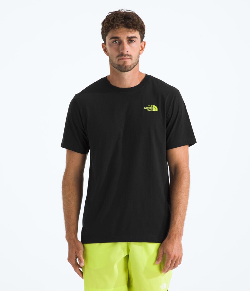 Remera de manga corta regular Stay Exploring Tnf Black