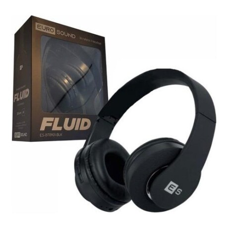 Auriculares Bluetooth EuroSound Fluid Negro