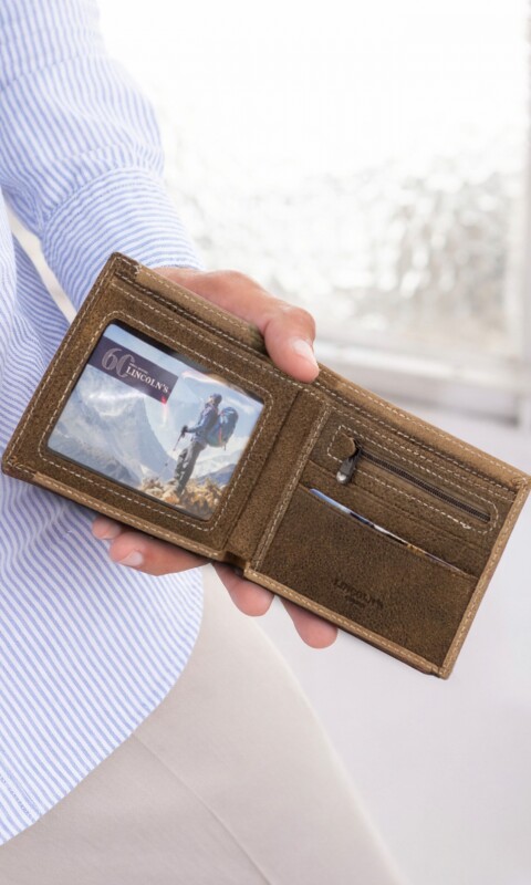 BILLETERA CUERO ORFEO NUEZ C/JASPEADO