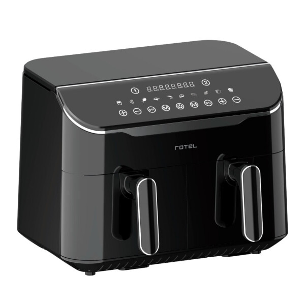 Freidora Doble sin Aceite 4+4 lts Digital | Rotel Freidora Doble sin Aceite 4+4 lts Digital | Rotel