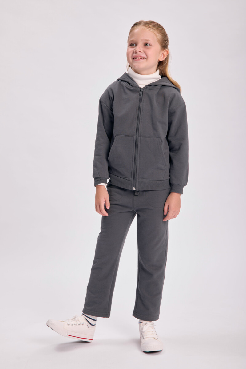Campera deportiva básica - Gris 