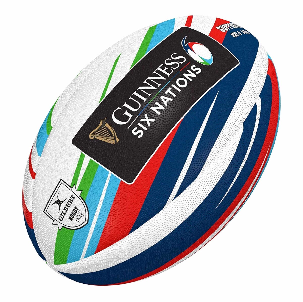 Pelota De Rugby Gilbert Supporter Ball - Guinness Six Nations 
