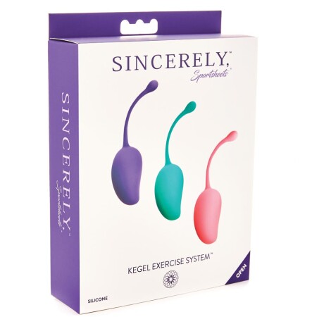 Bolas Kegel Sincerely Exercise System 3 piezas Bolas Kegel Sincerely Exercise System 3 piezas