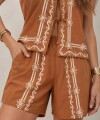 Conjunto Olivia marrón