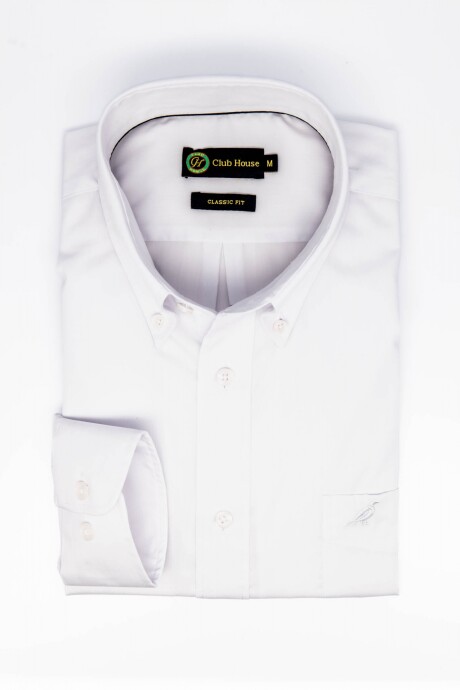 Camisa Button Down - Non Iron Blanco
