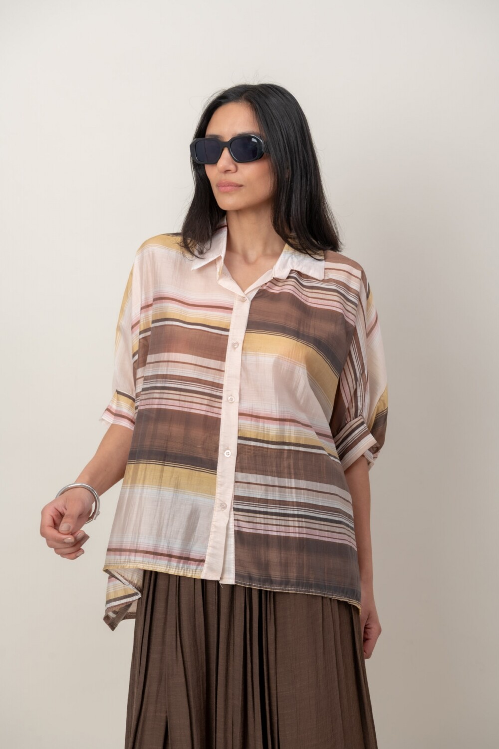 CAMISA DUNIA Tostado