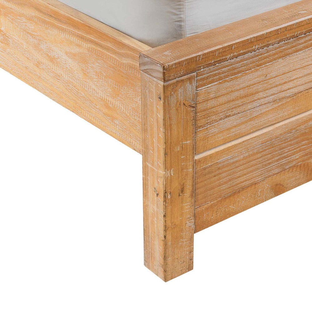 CAMA 1 PLAZA MADERA NATURAL-BEIGE MONTAUK