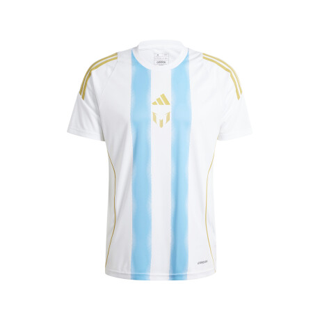 Camiseta de Entrenamiento Messi adidas white/semi blue burst