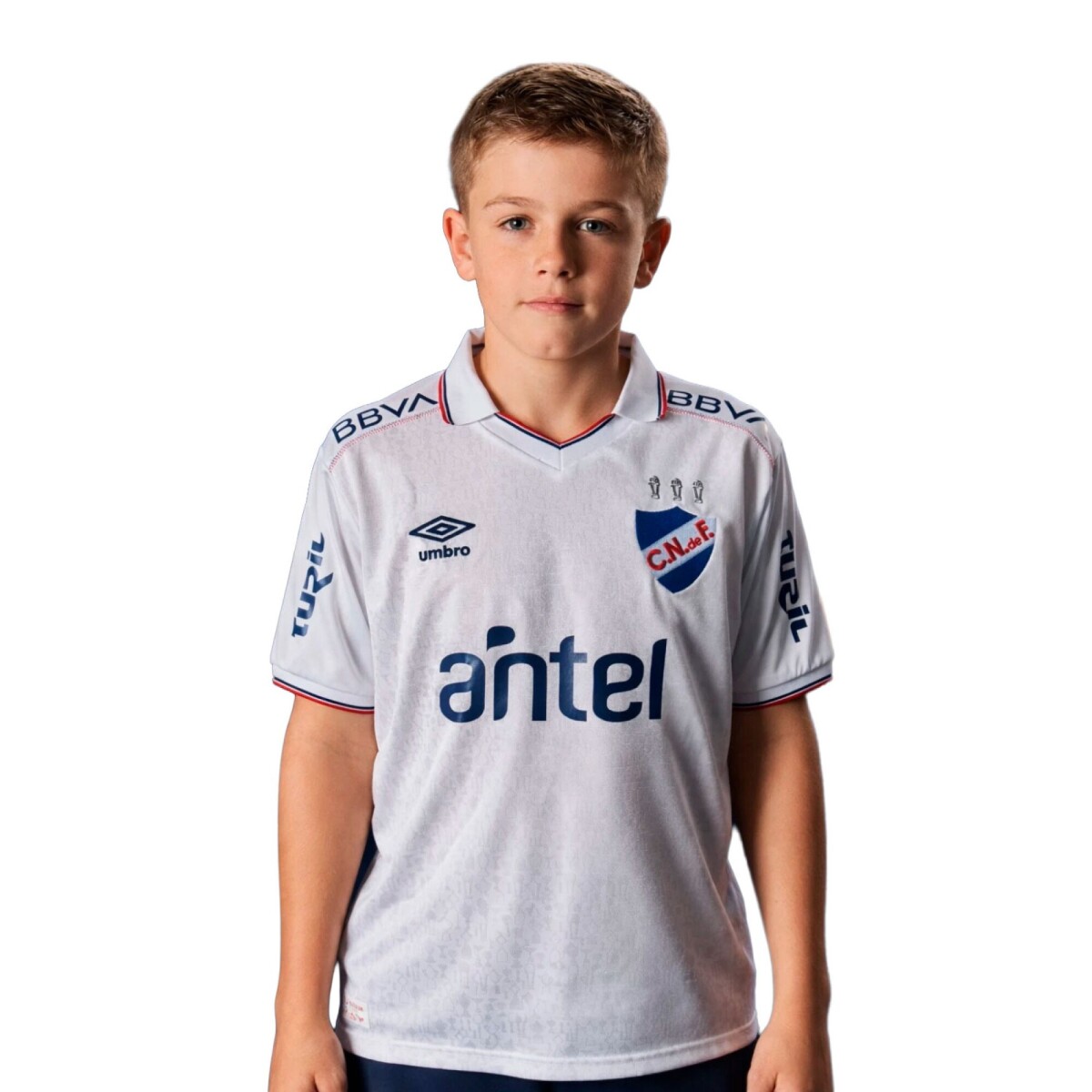Camiseta de Niños Umbro Nacional Home 2026 Junior - Blanco 