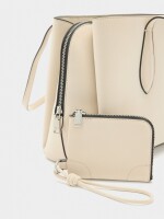 Bolso Para Portátil 13" Textura Suave crudo
