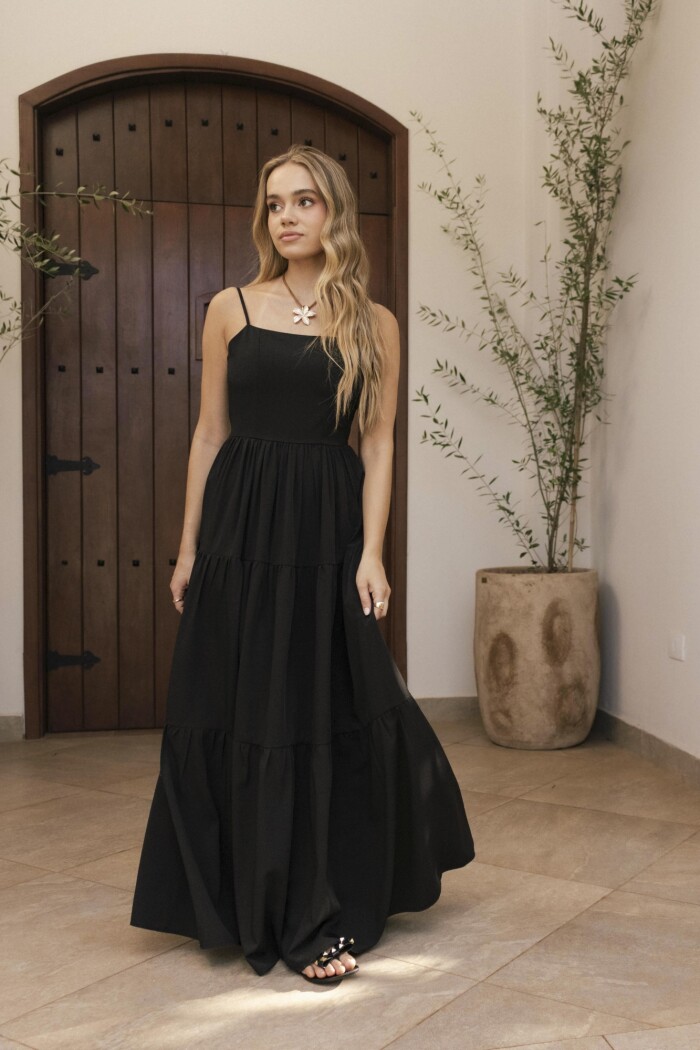 VESTIDO ANNA MAXI NOIR VESTIDO ANNA MAXI NOIR