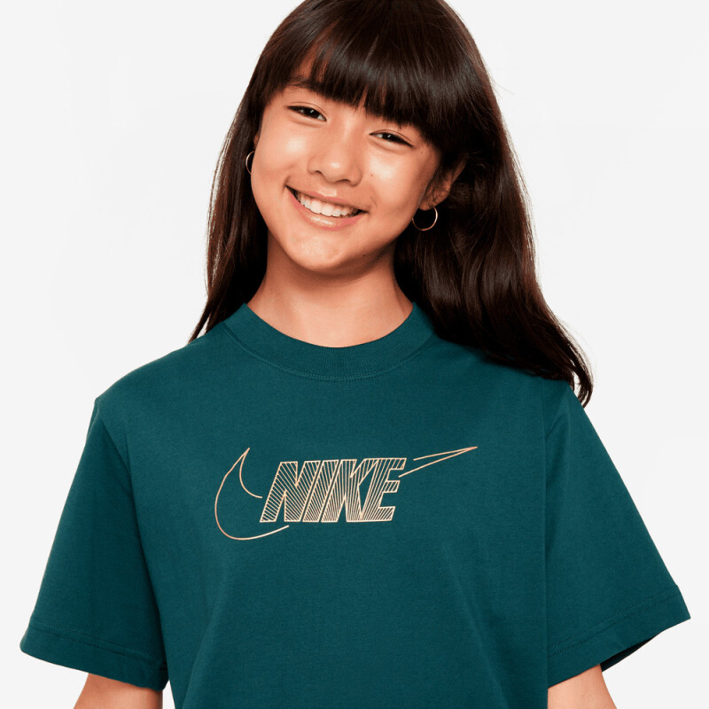 Remera Nike Sportswear Futura de Niña Multicolor