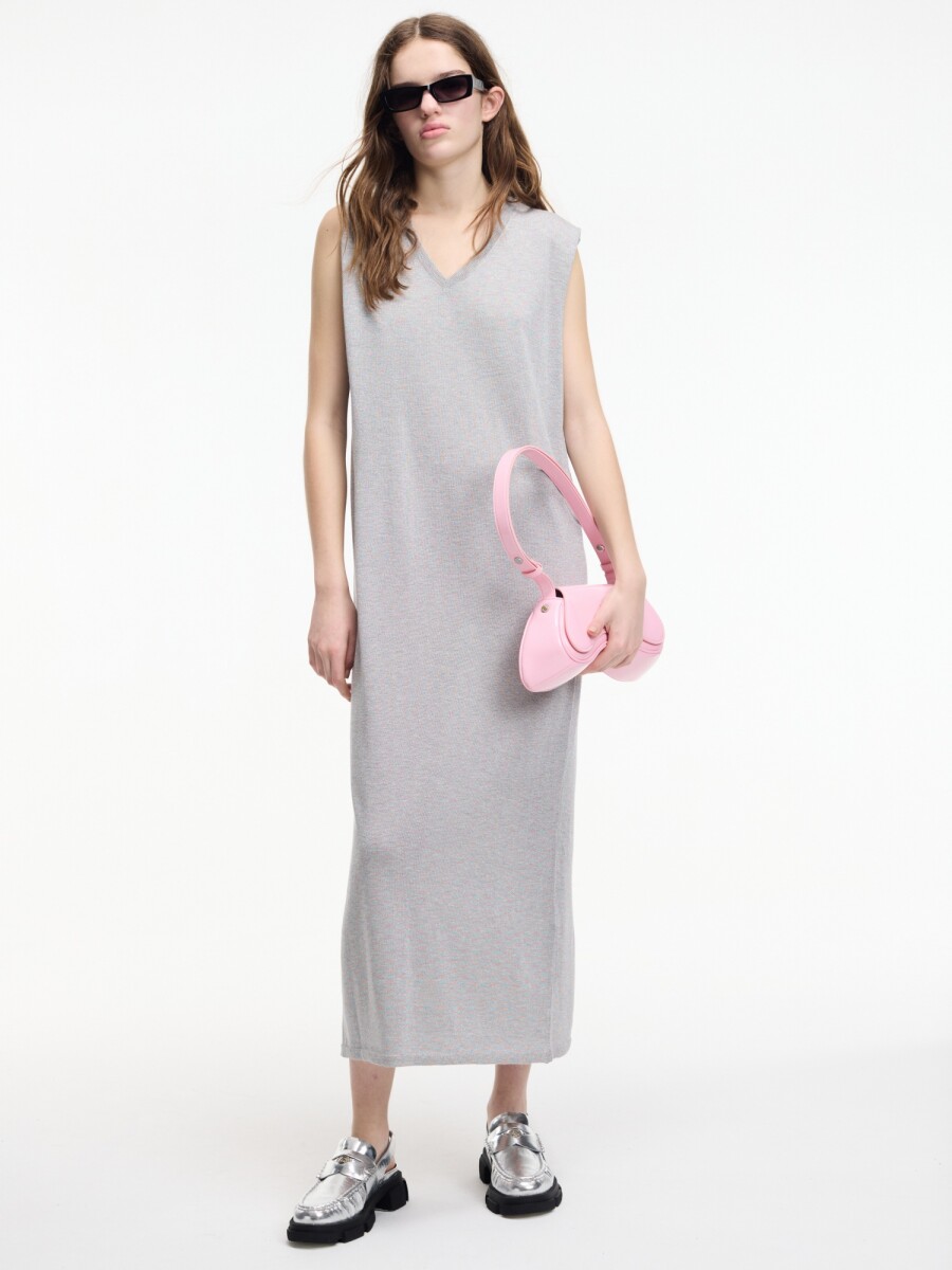 VESTIDO TEJIDO MAXI 