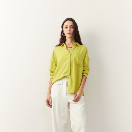 CAMISA AQUA Verde Manzana