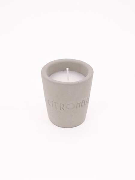 VELA CITRONELA CEMENTO GRIS