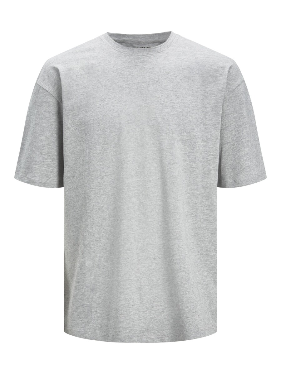 Camiseta Basica Manga Corta - Light Grey Melange 