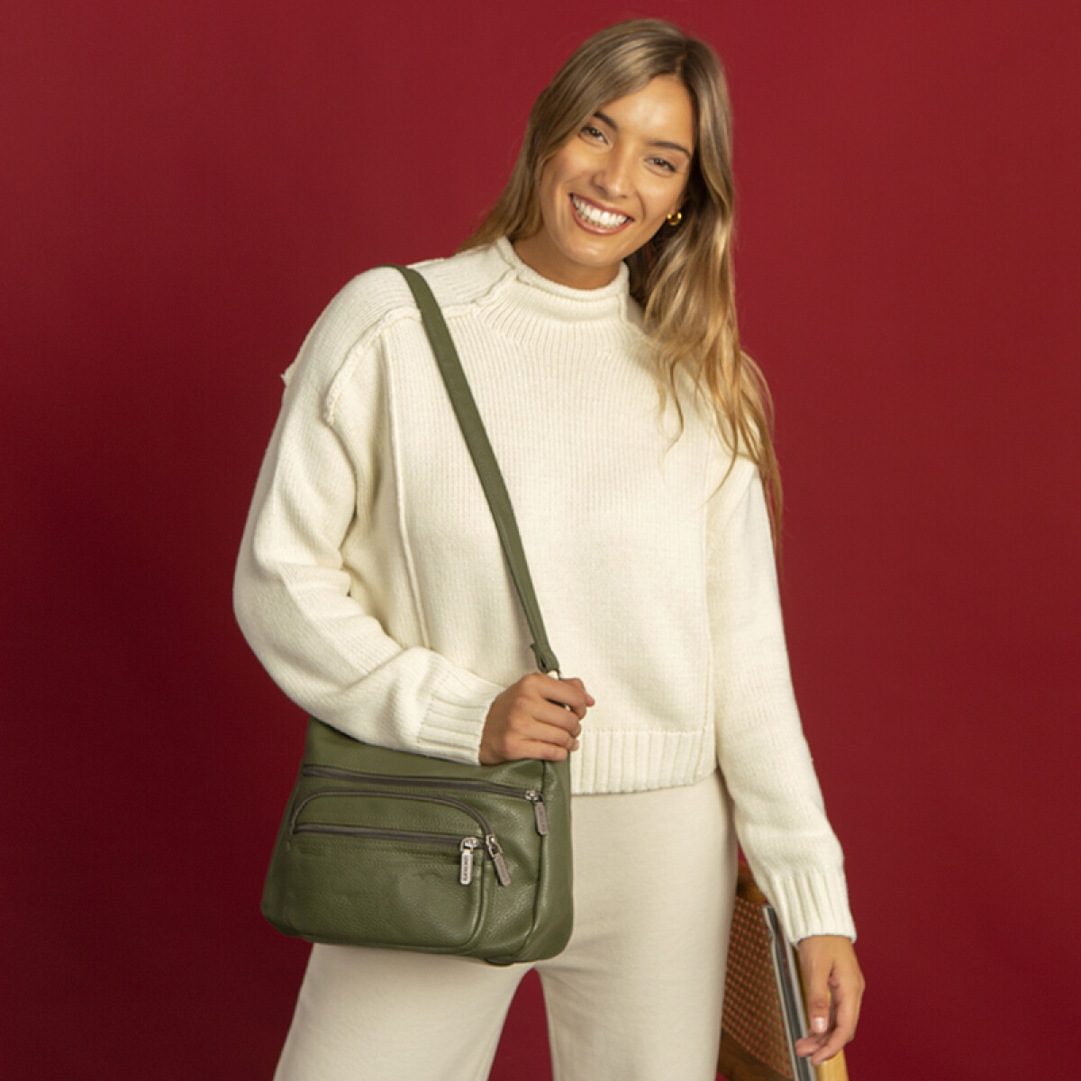 BANDOLERA MORRAL LAS VEGAS - VERDE MILITAR 