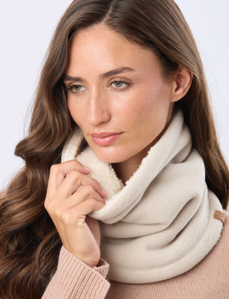 CUELLO POLAR Y SHERPA Beige