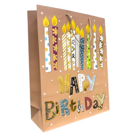Bolsa Top Gigante Happy Bithday Velas